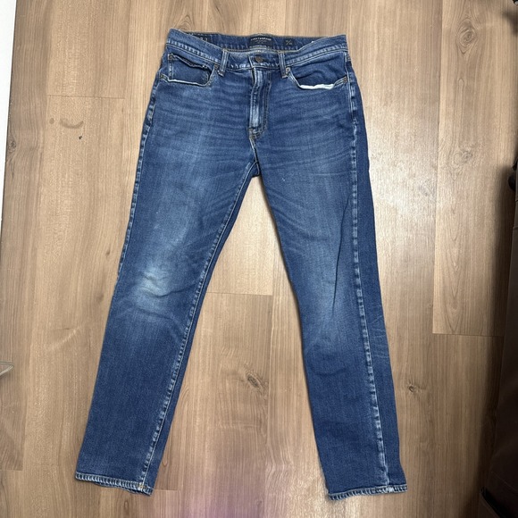 Lucky Brand Other - Lucky Brand Jeans 121 Men 32x32 Blue Slim Straight Fit Cotton Blend Light Wash